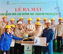 Ra mắt sản phẩm lưu huỳnh hạt - Bước tiến mới của BSR trong quá trình lọc hóa dầu
