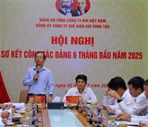 GAS: Đảng bộ PV GAS VUNG TAU hoàn thành xuất sắc công tác 6 tháng đầu năm 2025