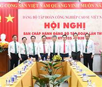GVR: Đồng chí Trần Công Kha tái đắc cử Bí thư Đảng ủy VRG nhiệm kỳ 2025 - 2030