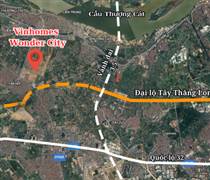 Người dân phía Tây Hà Nội đón tin vui: Đại lộ rộng 10 làn xe sắp hoàn thành, “mở lối” từ siêu đô thị của tỷ phú Phạm Nhật Vượng đến thẳng khu Tây Hồ