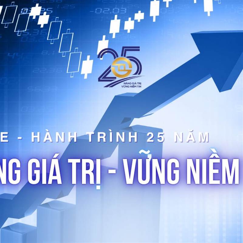 HOSE và hành trình 25 năm “Nâng giá trị - Vững niềm tin”