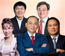 Cổ phiếu của các tỷ phú USD Việt Nam đồng loạt có 'biến'