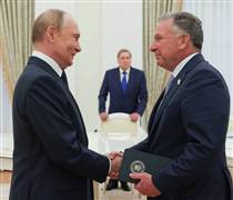Tổng thống Putin tiếp đặc phái viên Mỹ tại Điện Kremlin