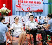 QNS: Công ty CP Đường Quảng Ngãi hiến gần 400 đơn vị máu