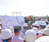 PC1: Vinh dự đón tiếp Thủ tướng Phạm Minh Chính tới kiểm tra Dự án Đz 500kV Lào Cai – Vĩnh Yên