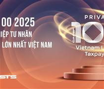 Công bố 100 doanh nghiệp tư nhân nộp ngân sách lớn nhất Việt Nam: Tổng nộp 244.400 tỷ đồng, 48 đơn vị nộp trên nghìn tỷ