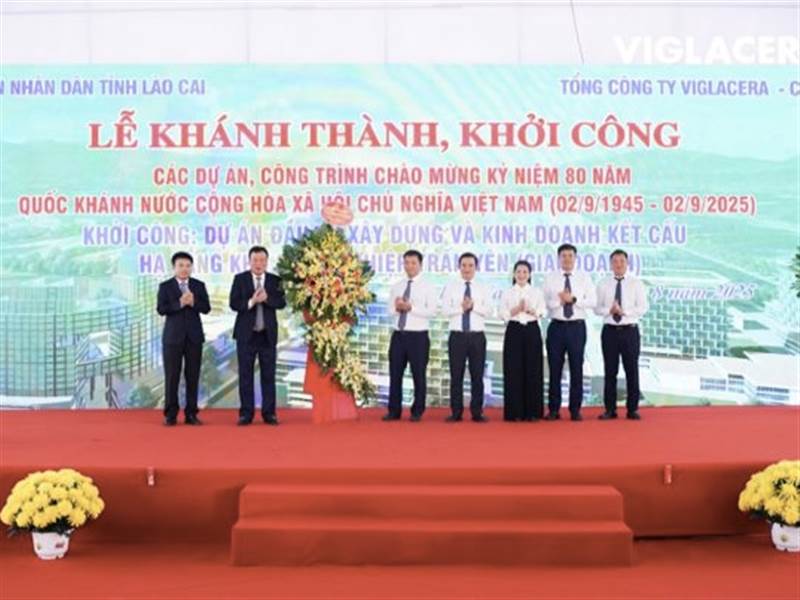 VGC: Viglacera khởi công KCN Trấn Yên GĐ1 và KCN Dốc Đá Trắng