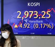 Hàn Quốc: Chỉ số chứng khoán KOSPI lập kỷ lục mới