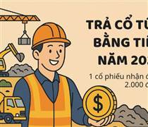 HCC: Chốt ngày trả cổ tức bằng tiền mặt tỷ lệ 20%, cổ phiếu tăng vọt 35% trong 2 tháng