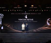 Vincom Retail - Biểu tượng bất động sản bán lẻ Việt chinh phục giải thưởng “Thương hiệu Truyền cảm hứng châu Á 2025”