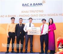 Bac A Bank Nam Định khai trương Phòng Giao dịch Nghĩa Hưng