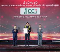 CC1: Lọt Top 500 doanh nghiệp lợi nhuận tốt nhất Việt Nam năm 2025