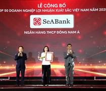 SSB: SeABank lần thứ 6 được vinh danh trong Top 50 doanh nghiệp có lợi nhuận xuất sắc nhất Việt Nam năm 2025