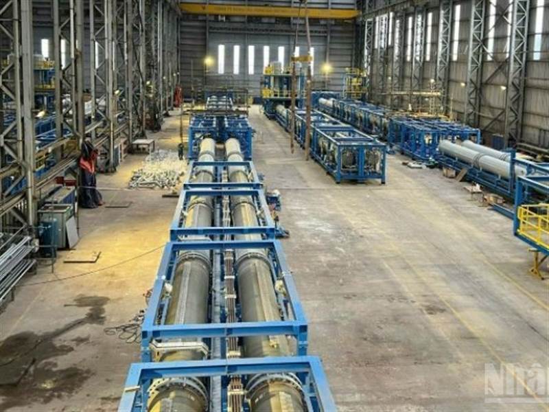 LLM: LILAMA xuất khẩu 27 module điện phân sản xuất hydro xanh sang châu Âu