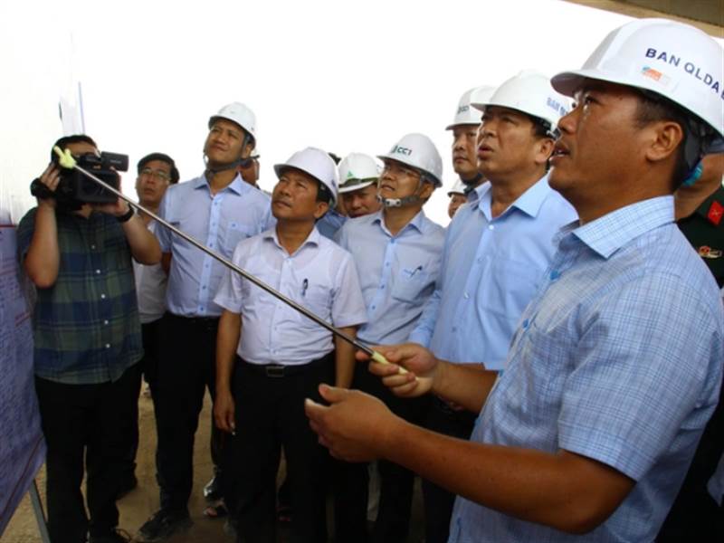 Bộ trưởng Bộ Xây dựng kiểm tra sân bay Long Thành, cao tốc Biên Hòa - Vũng Tàu