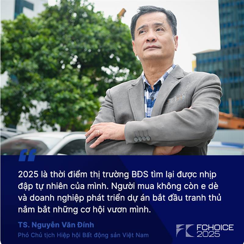 TS. Nguyễn Văn Đính: Bất động sản 2025 tăng trưởng đáng kinh ngạc