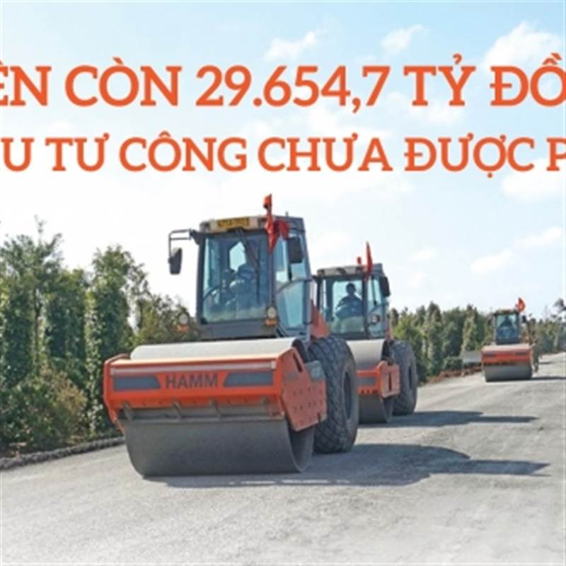 Infographics: Hiện còn 29.654,7 tỷ đồng vốn đầu tư công chưa được phân bổ chi tiết
