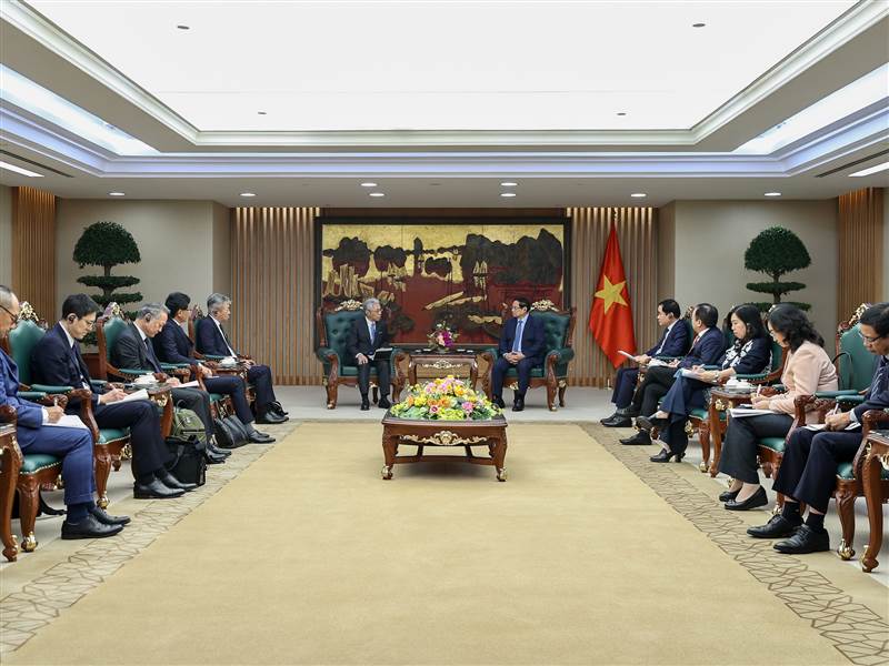 Thủ tướng tiếp lãnh đạo tập đoàn Nhật tham gia dự án điện khí 12 tỷ USD