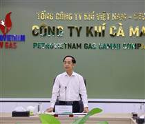 Đoàn công tác tỉnh Cà Mau đến thăm và làm việc tại PV GAS CA MAU