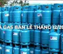 Giá gas bán lẻ trong nước đảo chiều tăng từ ngày mai 1/12