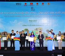 Traphaco lần thứ 8 vào Top 10 Doanh nghiệp Bền vững Việt Nam