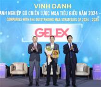 GEX: Được vinh danh Doanh nghiệp có chiến lược M&A tiêu biểu