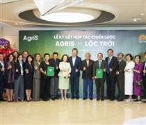 AgriS và Lộc Trời hợp tác kiến tạo hệ sinh thái lúa gạo bền vững