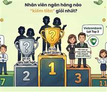 Xếp hạng khả năng “kiếm tiền” của nhân viên ngân hàng: VietinBank, BIDV không vào top 5 dù lợi nhuận khủng; nhân sự Vietcombank mang về 155 triệu/tháng mới lọt top 3