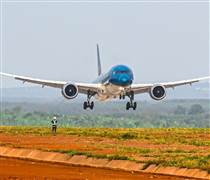 Vì sao Vietnam Airlines dùng dòng tàu bay thân rộng lớn nhất để kiểm tra kỹ thuật sân bay Long Thành?