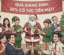 BAX: ‘Phát quà’ Giáng sinh bằng cổ tức tiền mặt 20%