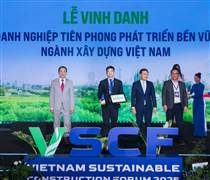 HBC: Hòa Bình được vinh danh TOP 3 Nhà thầu xây dựng tiên phong phát triển bền vững