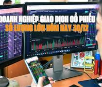 Chứng khoán hôm nay 30/12: 5 doanh nghiệp giao dịch cổ phiếu số lượng lớn