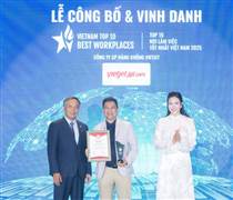 Vietjet, FPT, Petrolimex góp mặt trong Top 'Nơi làm việc tốt nhất Việt Nam 2025'