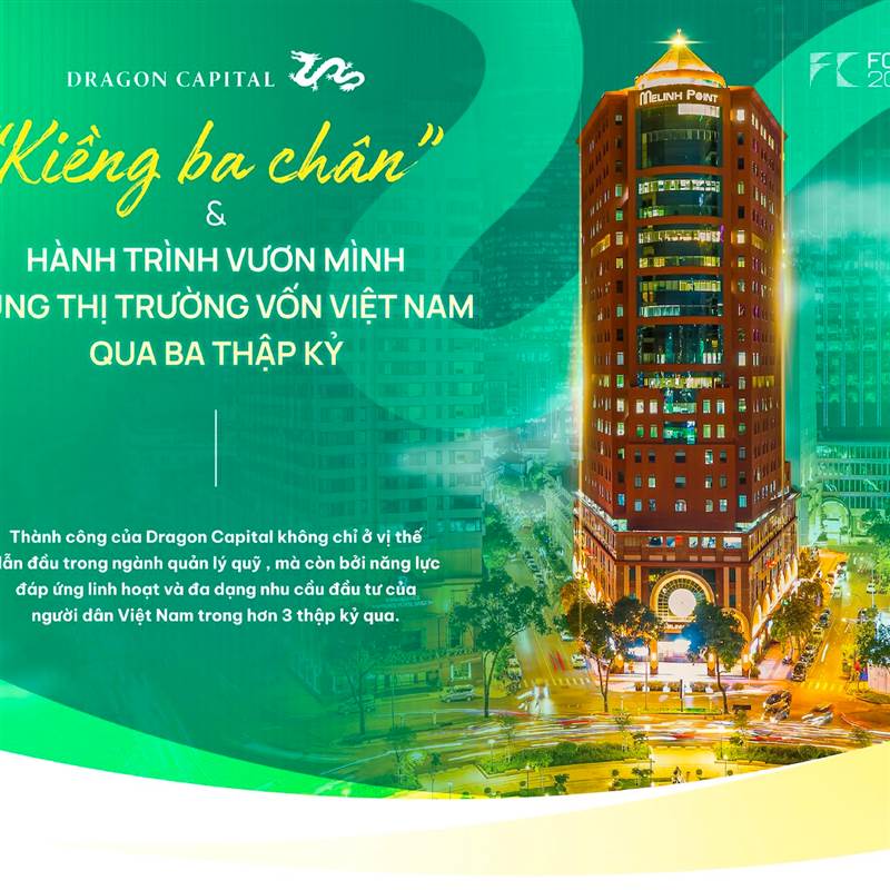 Dragon Capital: ‘Kiềng ba chân’ và hành trình vươn mình cùng thị trường vốn Việt Nam qua ba thập kỷ