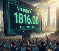 Chứng khoán Việt Nam chính thức vượt 1.800 điểm, lập kỷ lục chưa từng có