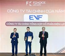 EVF: Được vinh danh "Công ty tài chính của năm" tại FChoice 2025