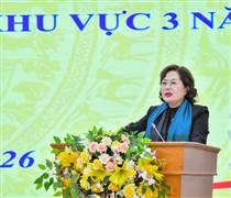 Thống đốc Nguyễn Thị Hồng dự Hội nghị triển nhiệm vụ ngành Ngân hàng Khu vực 3