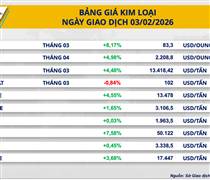 Giá bạc COMEX đảo chiều tăng vọt hơn 8%