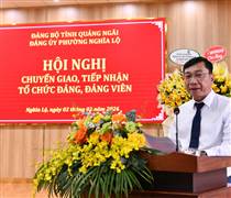 BSR: Đảng bộ BSR chuyển giao về tổ chức Đảng bộ lớn nhất tỉnh Quảng Ngãi