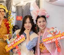 VJC: Vietjet mang không khí Tết cổ truyền lên những chuyến bay dịp 23 tháng Chạp