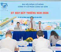 Cảng Sài Gòn thông qua chủ trương góp vốn thực hiện dự án Cảng trung chuyển quốc tế Cần Giờ