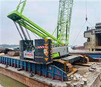 Thi công xuyên Tết trên công trường cầu nối Hà Nội với Hưng Yên