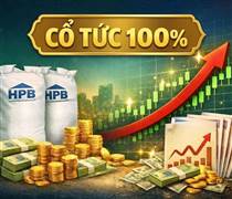 HPB: Chia cổ tức tiền mặt 100%, cổ phiếu lập đỉnh lịch sử