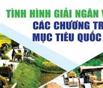 Infographics: Tình hình giải ngân vốn các chương trình mục tiêu quốc gia
