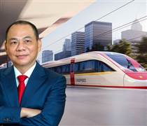 Dự án đường sắt tốc độ cao 153.000 tỷ đồng, nối hai đại đô thị của tỷ phú Phạm Nhật Vượng được đề xuất hưởng ưu đãi từ gói tín dụng 500.000 tỷ