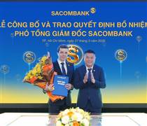 Cựu Tổng giám đốc SeABank làm Phó Tổng giám đốc Sacombank