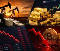 Thị trường ngày 28/3: Giá dầu và vàng tăng vọt, chứng khoán lao dốc, tiền số đỏ lửa
