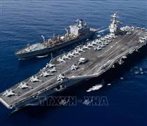 Tình trạng của siêu tàu sân bay Mỹ USS Gerald R. Ford sau khi rời Trung Đông