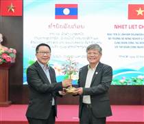 GVR và Bộ Nông nghiệp và Môi trường Lào tăng cường hợp tác về cao su