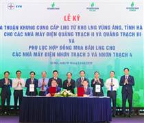 Ký thỏa thuận cung cấp khí LNG cho các dự án điện trọng điểm